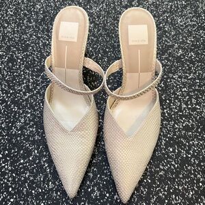 Dolce Vita Champagne Embossed Mules